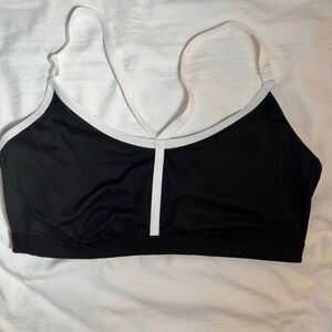 All in Motion Black and White Sports Bra